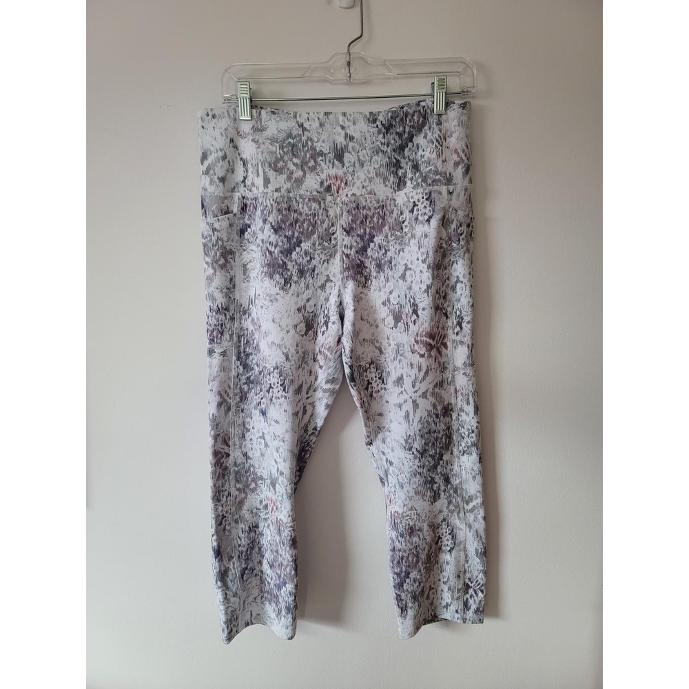 RBX Active Cropped Atheletic Leggings with pockets Large